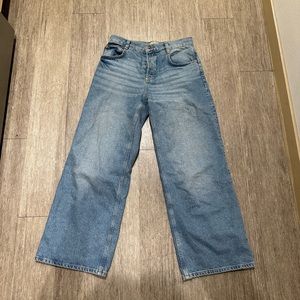 Free people wide leg jeans